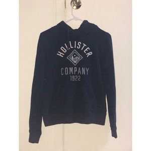 Hollister Navy Blue Hoodie (Women)